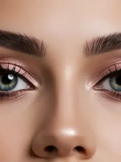 Model demonstrating advanced eye makeup for professional look 2026