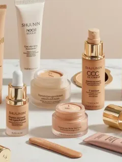 Collection of luxurious skincare-infused makeup products for 2026