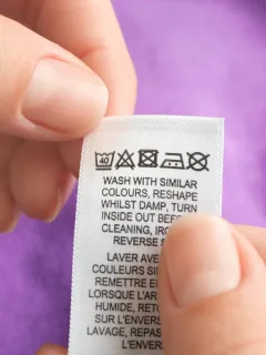 Decoding Apparel Care Labels.