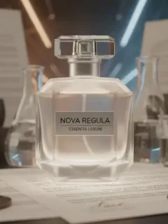 Elegant perfume bottle representing future fragrance regulations in the US