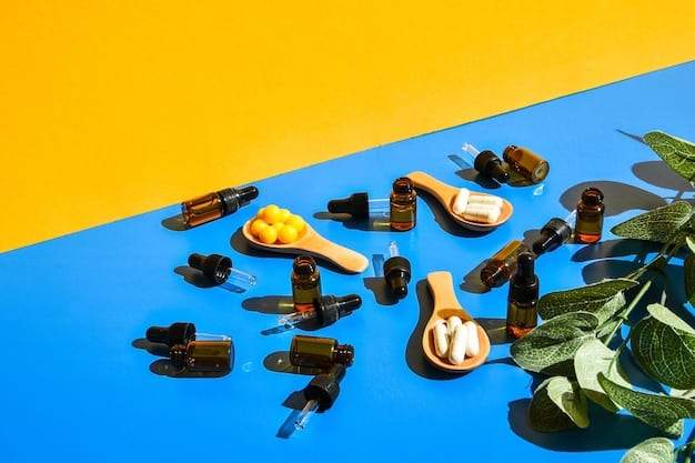 A close-up shot of several different sustainable shoe materials, including cork, recycled plastic bottles, and pineapple leaf fiber, arranged neatly on a wooden table. The background is blurred to focus on the textures and eco-friendly nature of the materials.