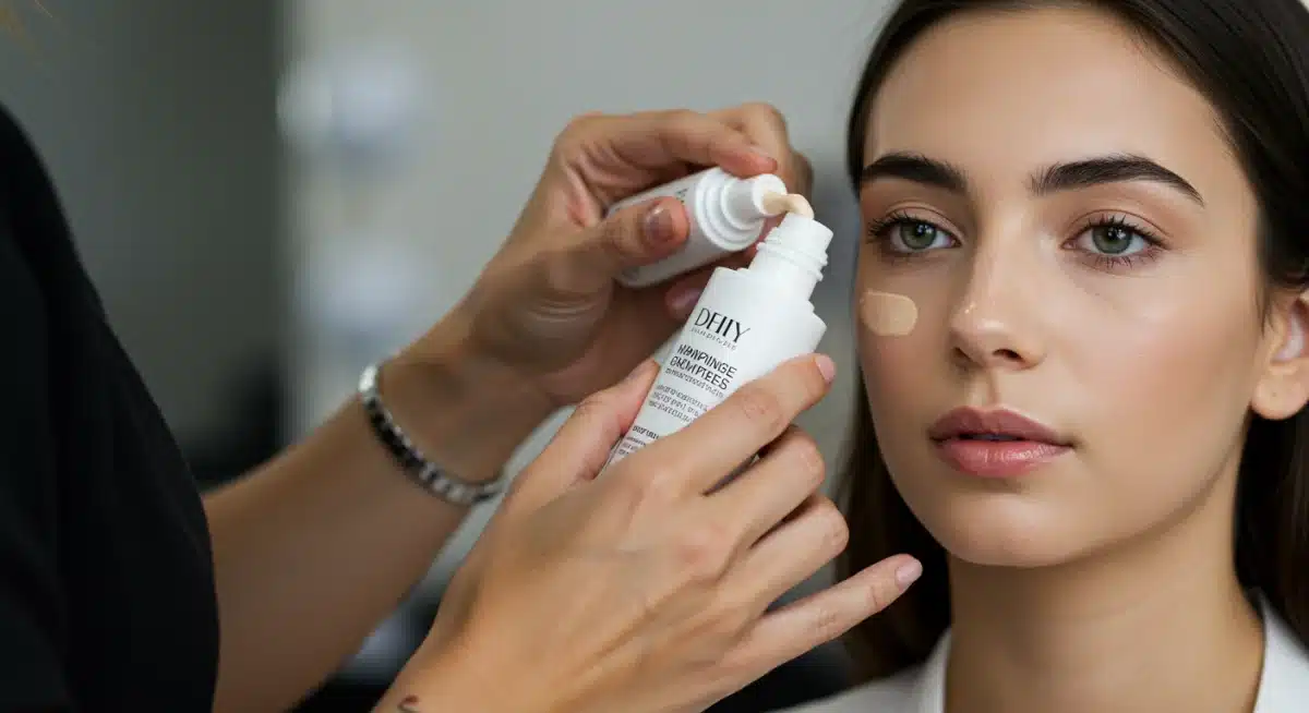 Applying mattifying primer for long-lasting foundation