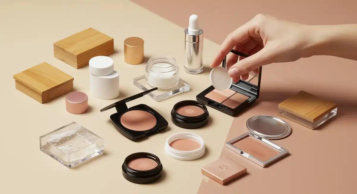 Sustainable and refillable clean beauty makeup packaging innovations