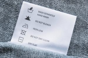 Decoding Apparel Care Labels.