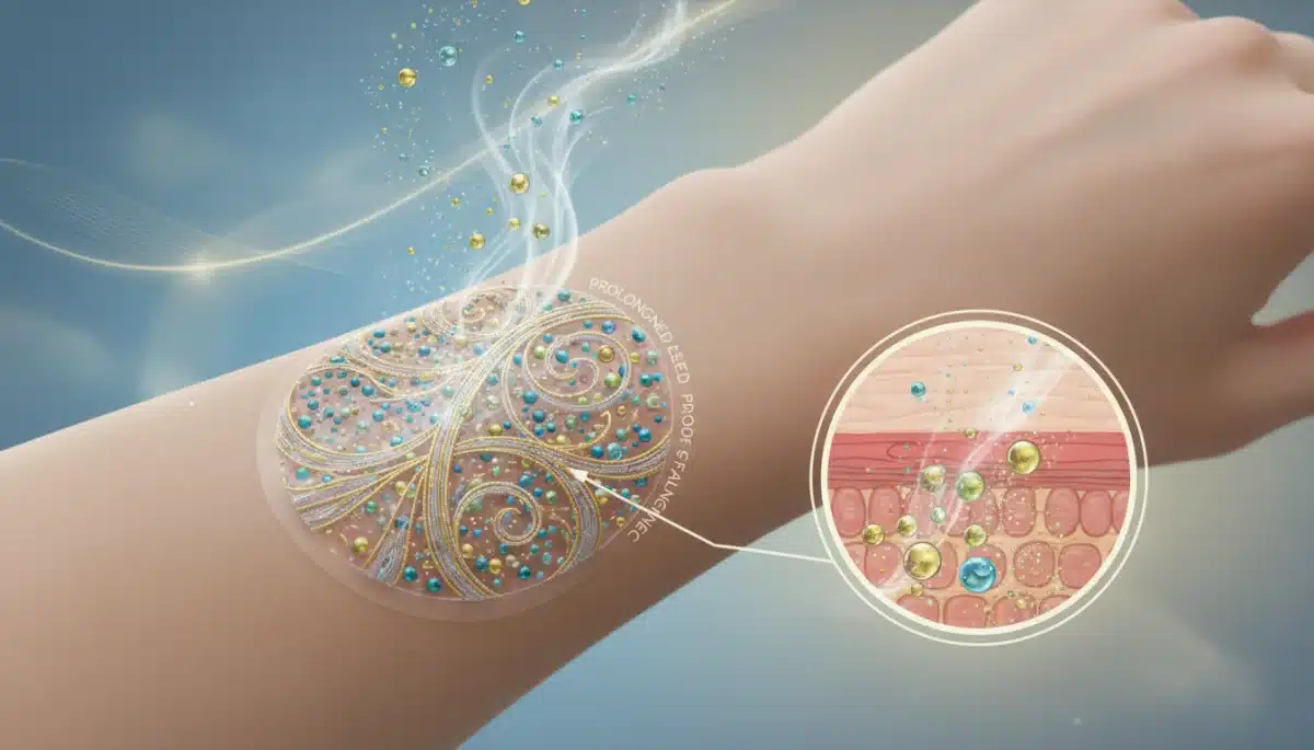 Wearable scent patch with controlled fragrance release technology