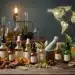 Natural perfume ingredients and essential oils representing global sourcing complexities